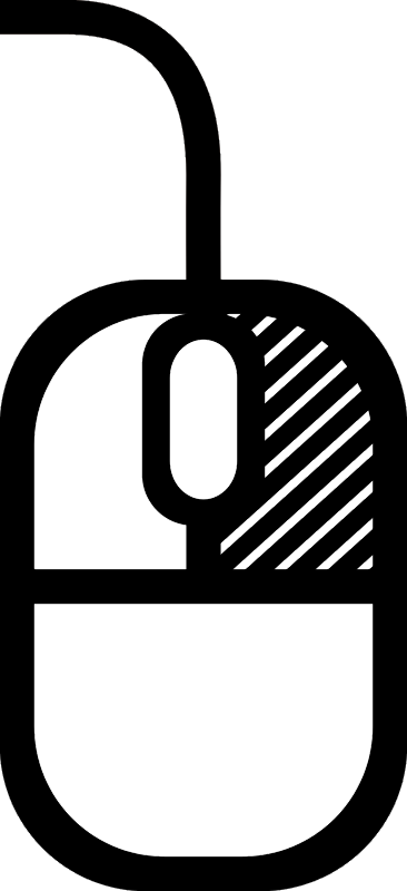 Right mouse button
